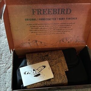 Freebird Handcrafted Footwear Brand new Coal Cognac size 8ace up heel boot